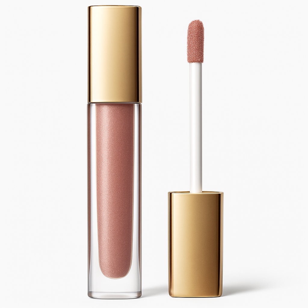 Shimmer Lip Gloss - Nude Pink